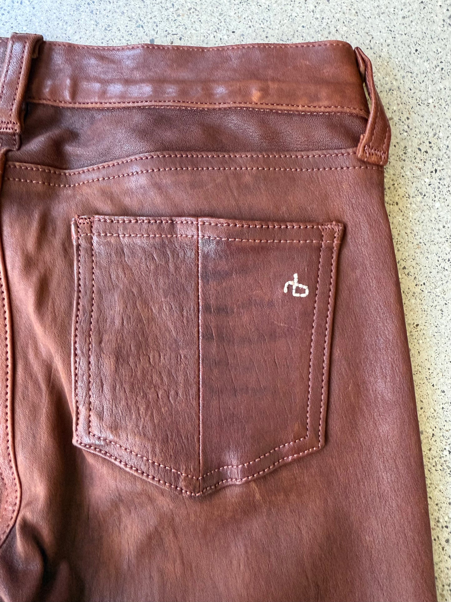Lambskin Leather Pants