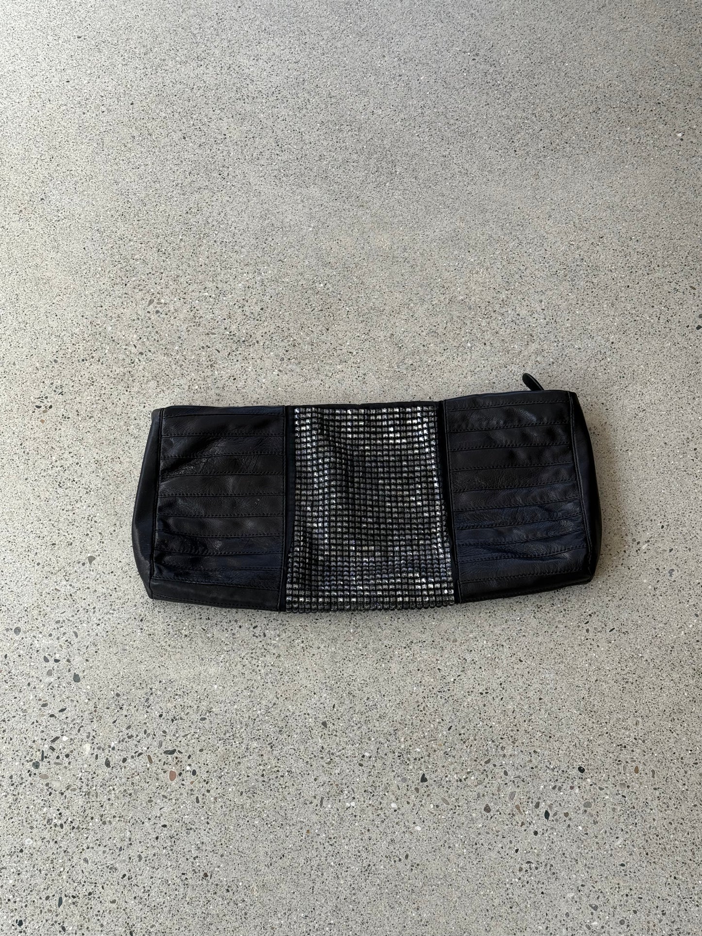 Oversized Leather Clutch