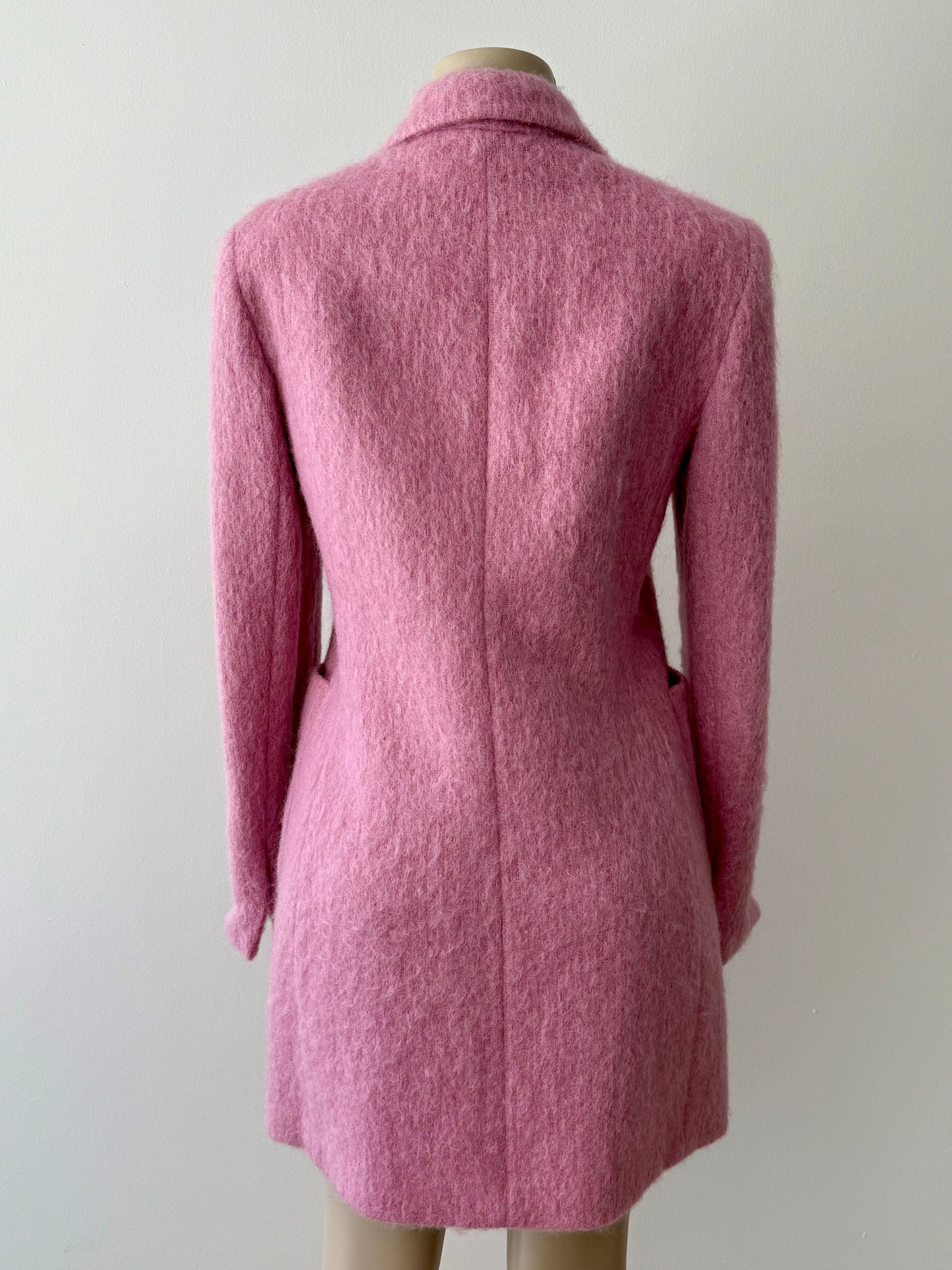 Pink Mohair Coat