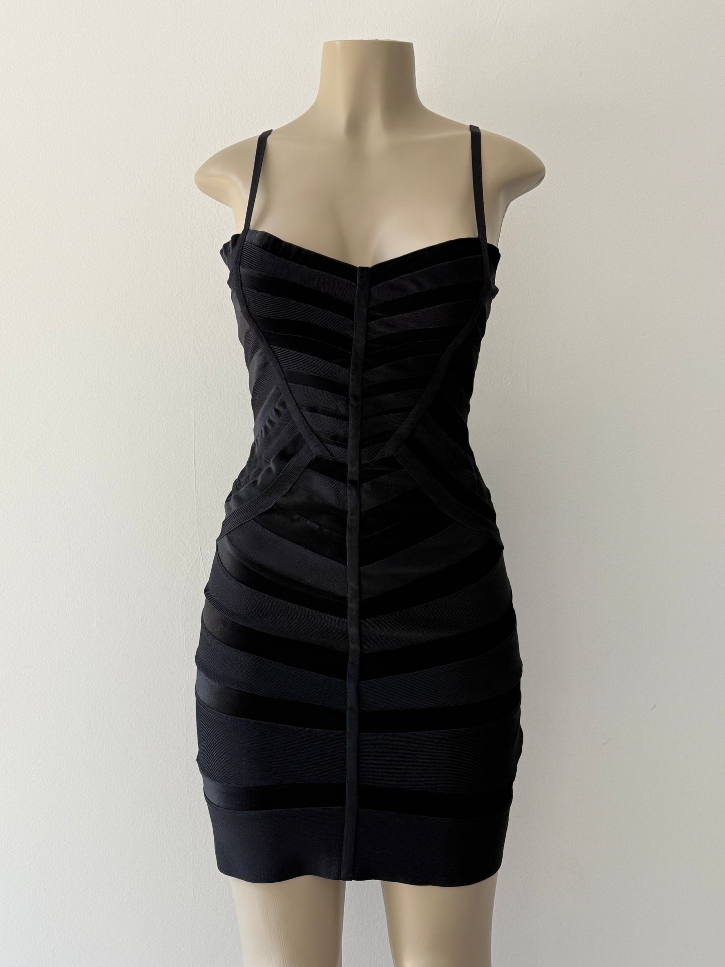 Velvet Striped Dress