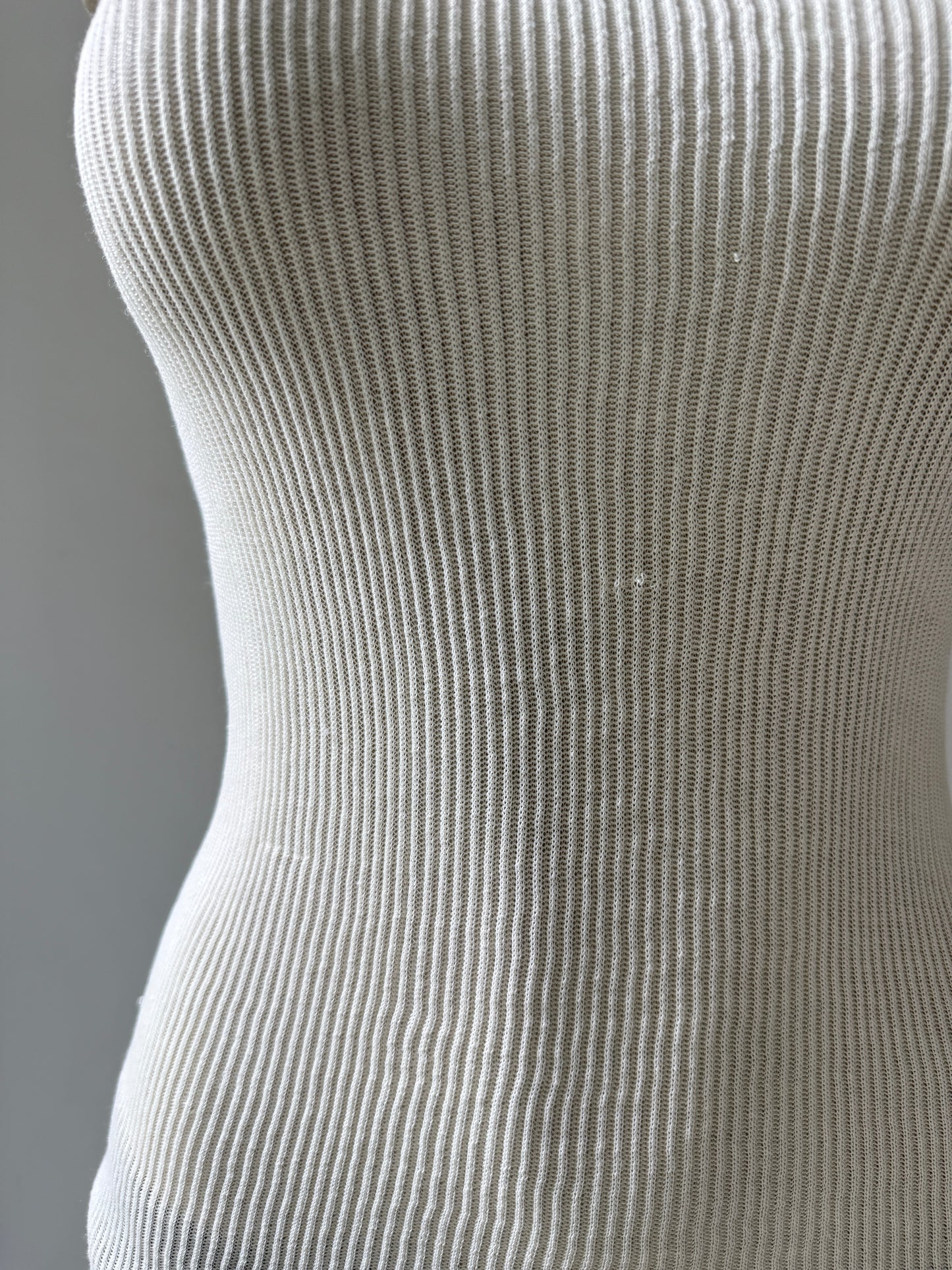 Cream Turtleneck Top