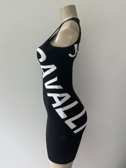 Cavalli Logo Dress