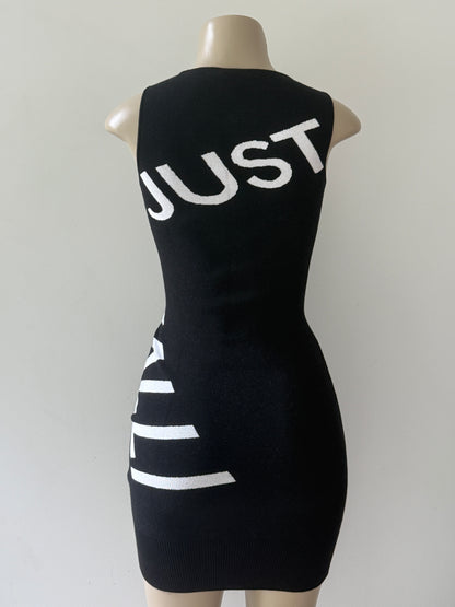 Cavalli Logo Dress