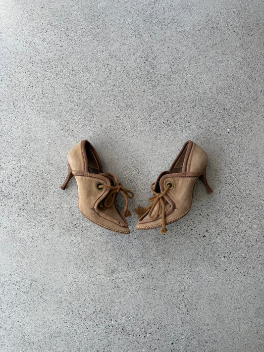 McQueen Suede Heels