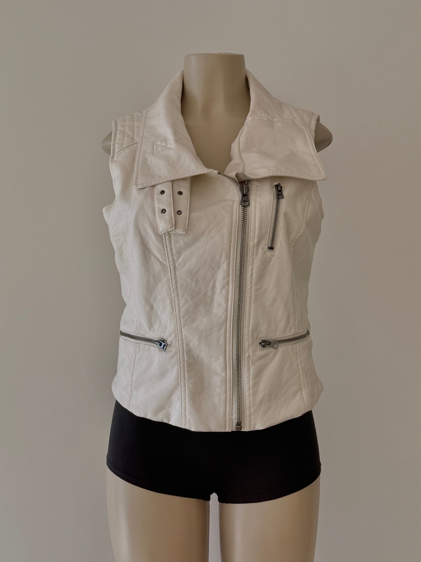 Faux Leather Vest