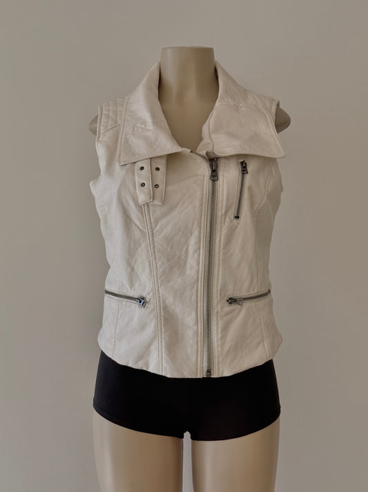 Faux Leather Vest
