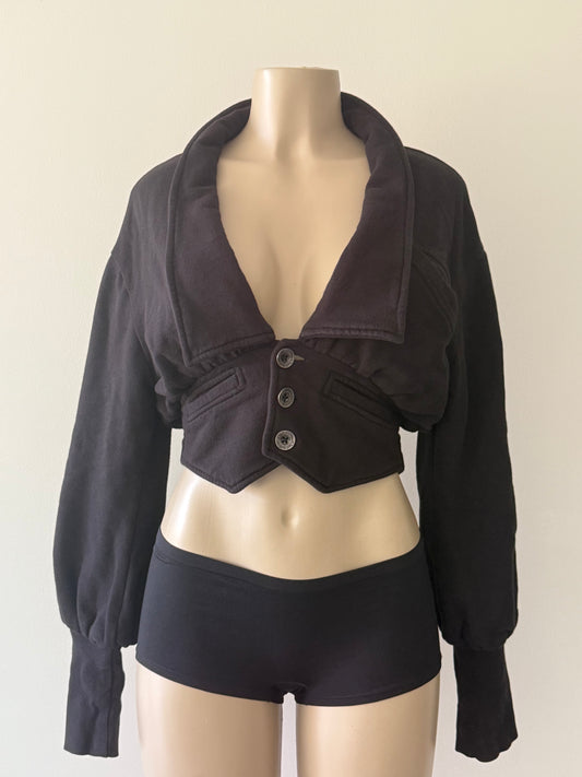 Angel Wing Crop Sweater