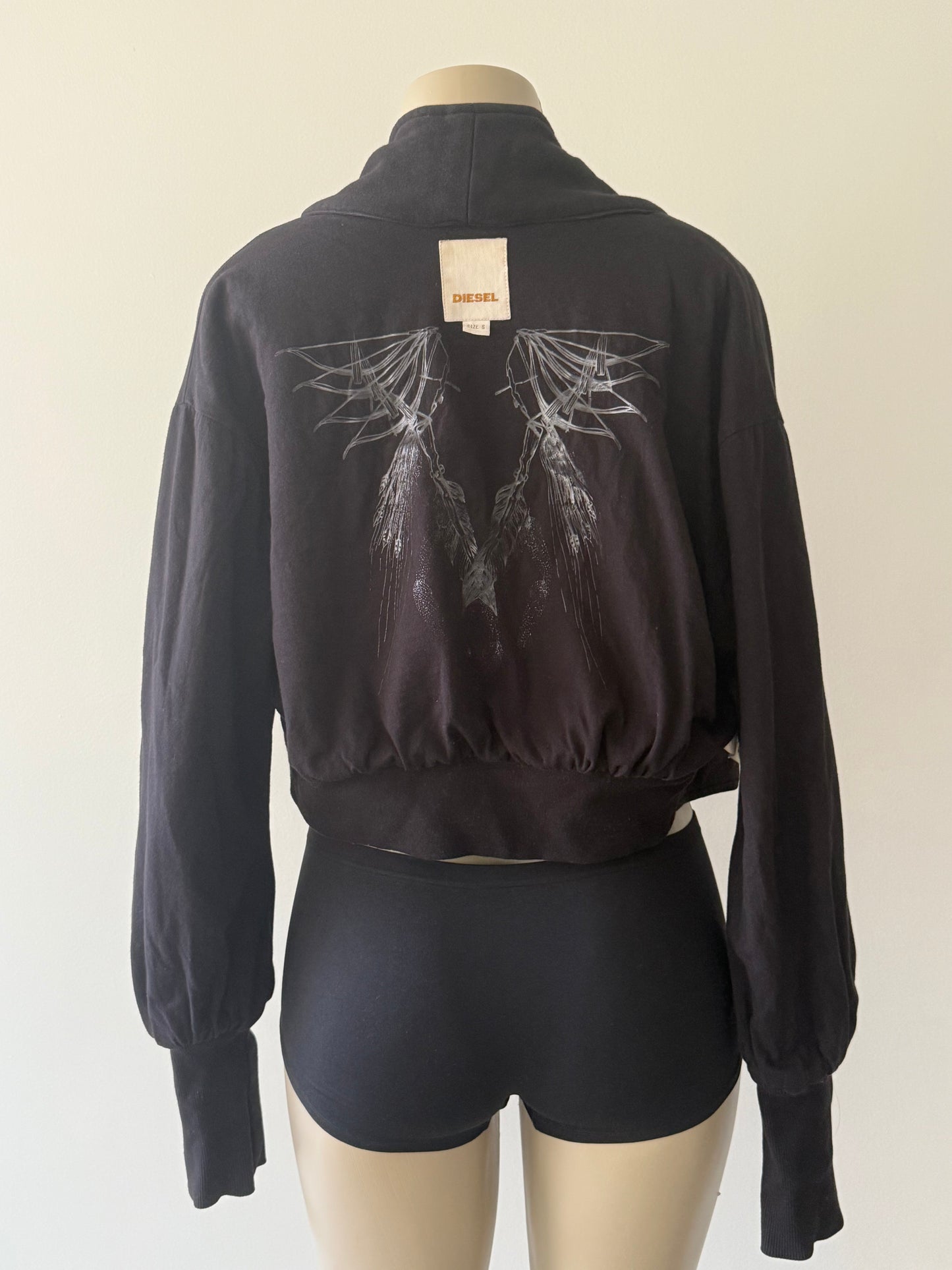 Angel Wing Crop Sweater