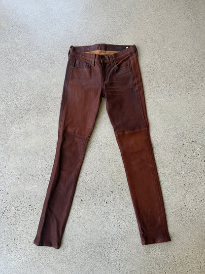 Lambskin Leather Pants
