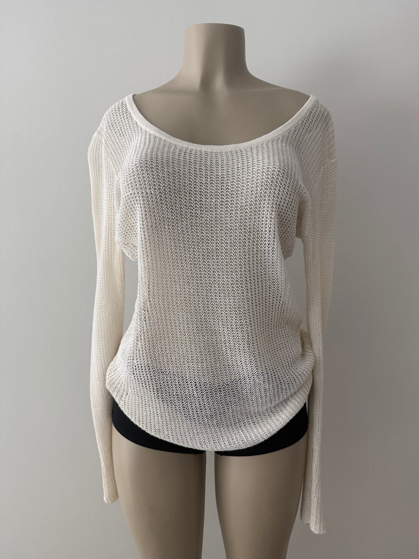 Knit Open Back Sweater