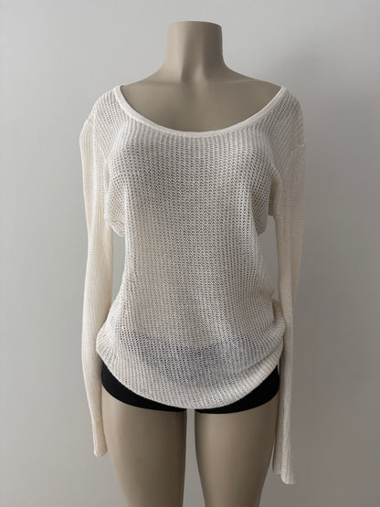 Knit Open Back Sweater