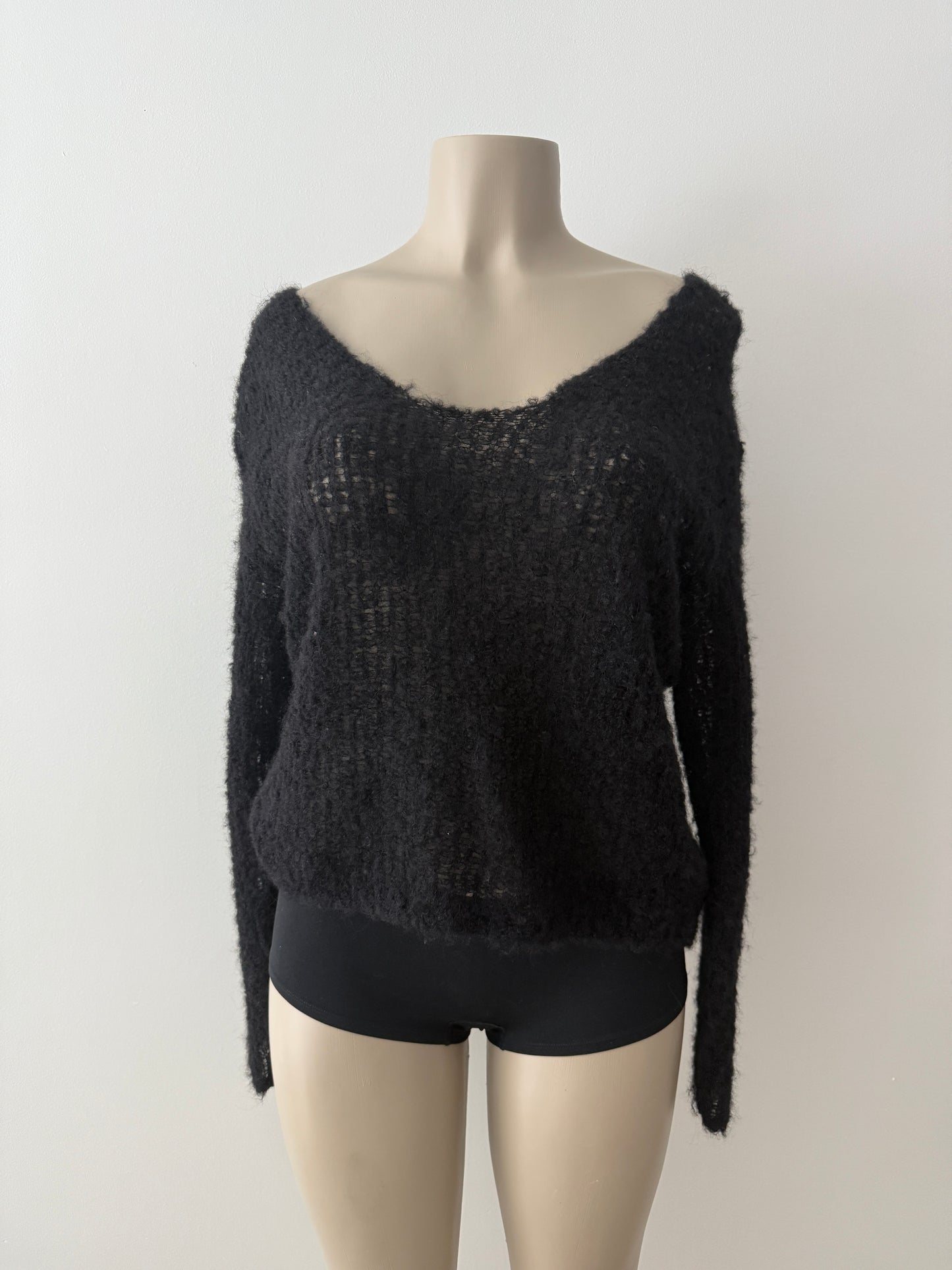 Distressed Knit Sweater