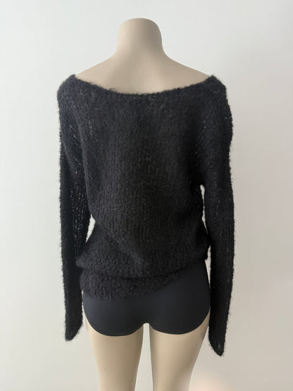 Distressed Knit Sweater