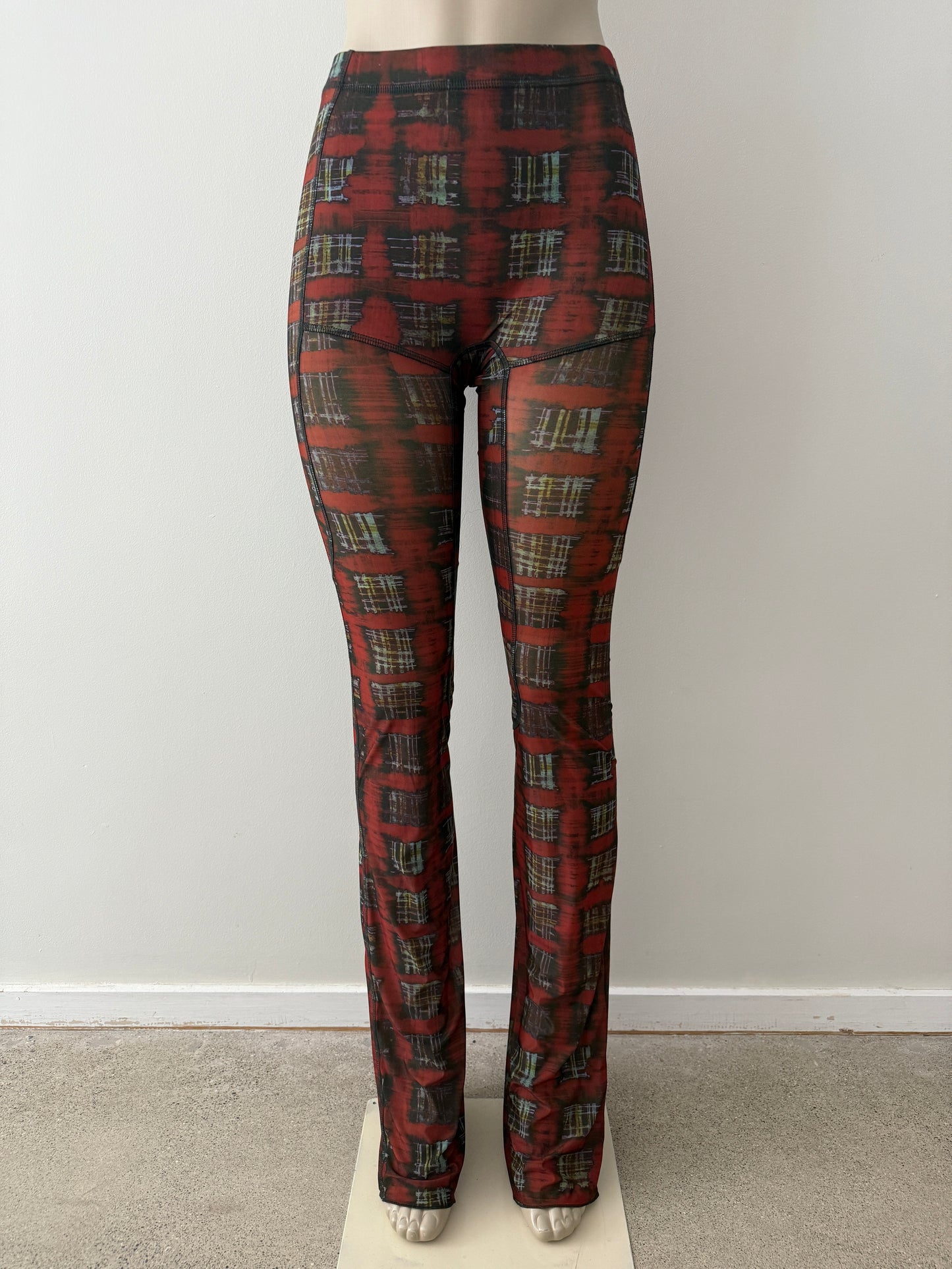 Plaid Print Legging