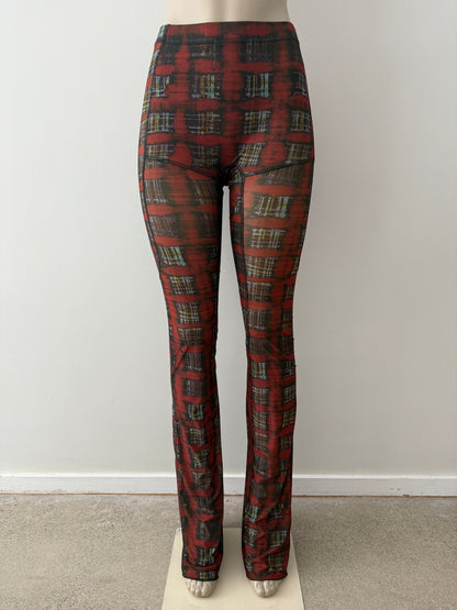 Plaid Print Legging