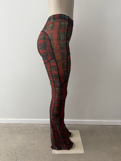 Plaid Print Legging