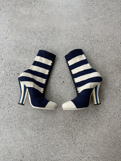 Rockoko Striped Heel