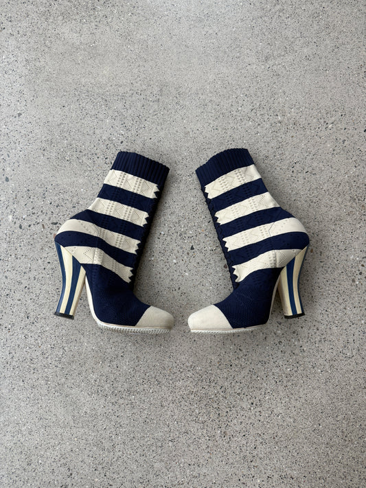 Rockoko Striped Heel