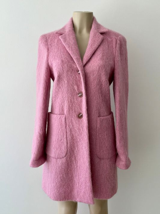Pink Mohair Coat