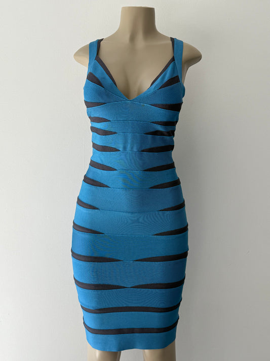 Blue Striped Dress