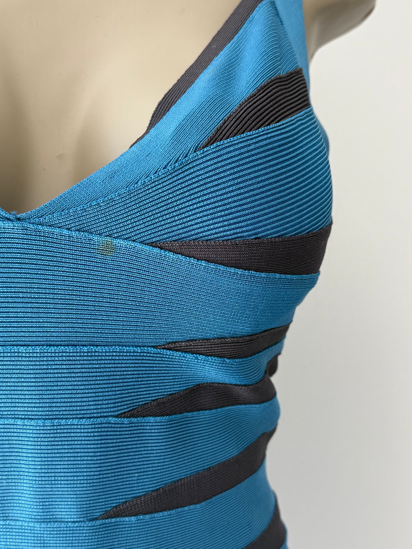 Blue Striped Dress