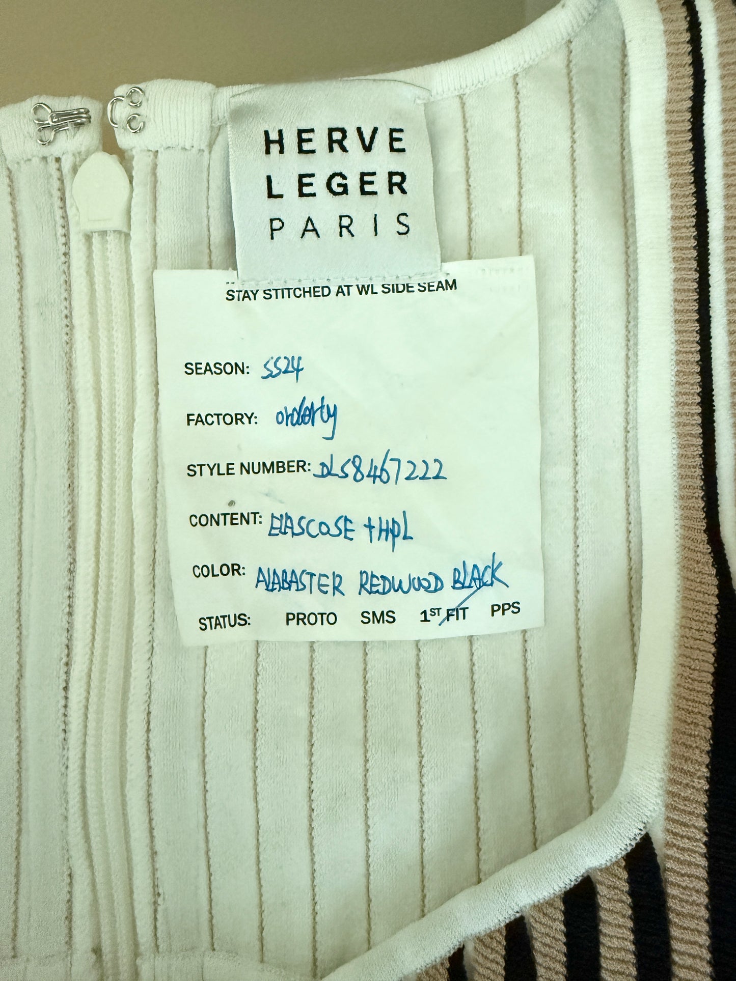 Striped Dress Sample